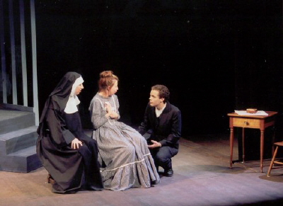 Sister Rita, Erna, and Father Rivard